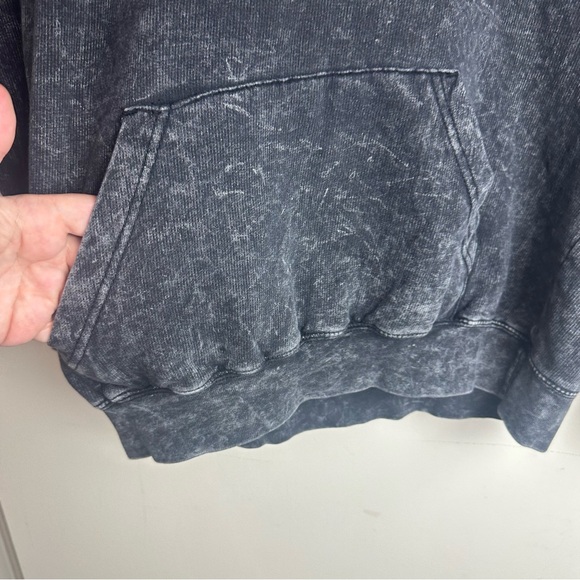 Colortone Soft Washed Black ACID DRIP Chance The Rapper Cotton Comfy Hoodie M - Picture 7 of 14